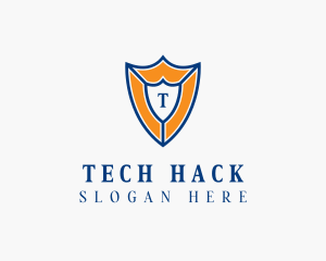 Tech Shield Security  logo design