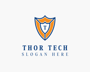 Tech Shield Security  logo design