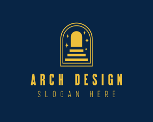 Arch - Arch Stairs Pathway logo design