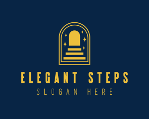 Arch Stairs Pathway logo design