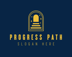 Steps - Arch Stairs Pathway logo design