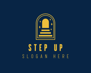 Staircase - Arch Stairs Pathway logo design