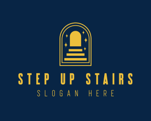 Staircase - Arch Stairs Pathway logo design
