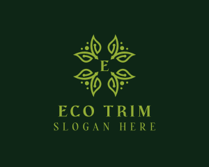 Eco Herbal Leaves logo design