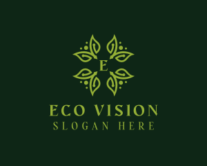 Eco Herbal Leaves logo design