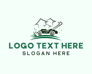 Trimming - Gardening Lawn Care logo design