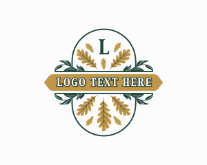 Foliage - Nature Leaf Ornament logo design