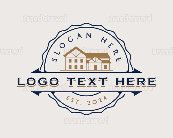 House Residential Renovation Logo