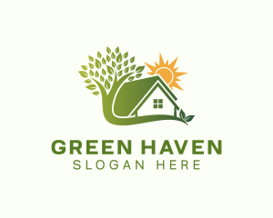 Green House Landscaping logo design