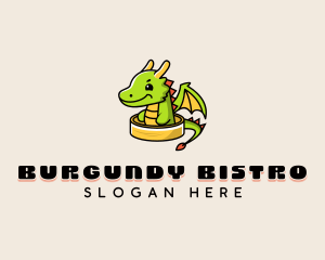 Dragon Wings Dimsum logo design