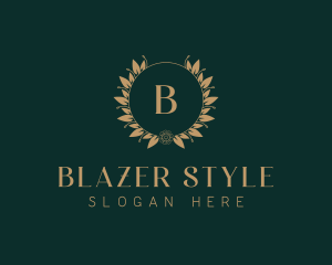 Event Styling Wreath logo design