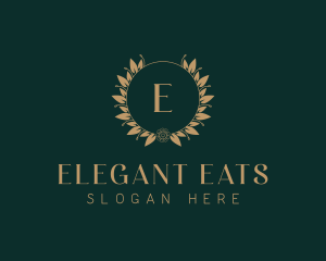 Event Styling Wreath logo design