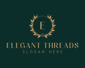 Event Styling Wreath logo design