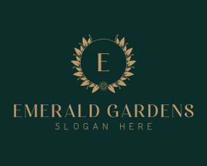 Event Styling Wreath logo design