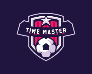 Soccer Sports Shield Logo