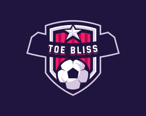 Soccer Sports Shield Logo