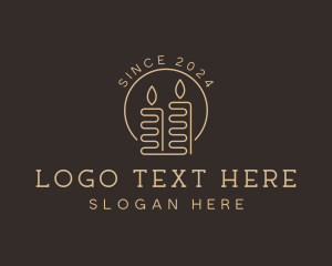 Artisanal - Candle Artisanal Decor logo design