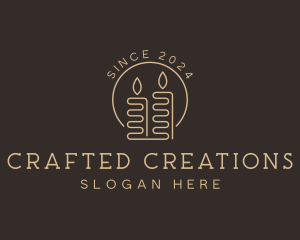 Artisanal - Candle Artisanal Decor logo design