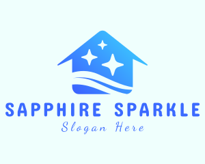 Clean House Sparkles logo design