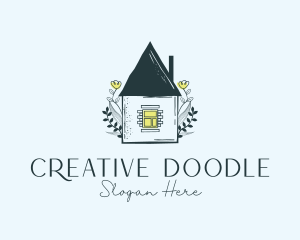 Doodle - House Plants Doodle logo design