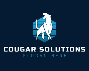 Cougar - Abstract Tiger Multimedia logo design