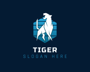 Abstract Tiger Multimedia logo design