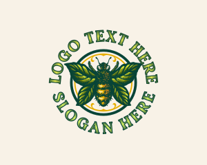 Leaf - Leaf Bee Apiculture logo design