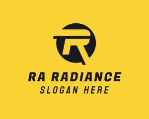 Modern Logistics Letter R logo design