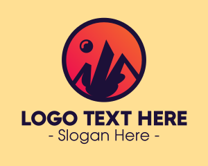 Circle - Mountain View Circle logo design