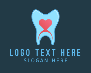 Periodontology - Heart Tooth Treatment logo design