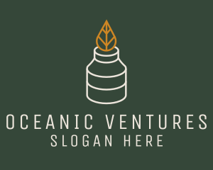 Natural Organic Bottle logo design