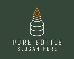 Bottle - Natural Organic Bottle logo design
