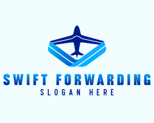 Delivery Flight Plane logo design