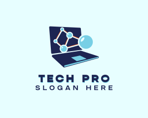 Pc - Cyber Laptop Technology logo design