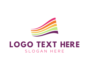 Stationery - Modern Generic Wave logo design