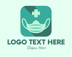 Care Giver - Face Mask Medical App logo design