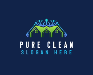 Pressure Wash Cleaning Tools logo design