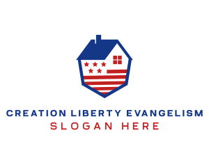 American Flag Realty logo design