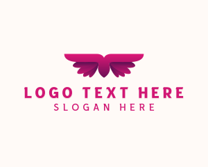 Retreat - Holistic Angel Wings logo design