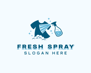 Clothes Fabric Spray logo design