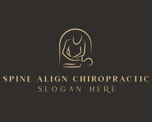 Chiropractor - Masseuse Spa Therapy logo design