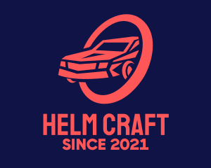 Red Car Mechanic logo design