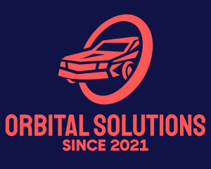 Orbital - Red Car Mechanic logo design