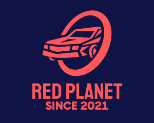 Red Car Mechanic logo design