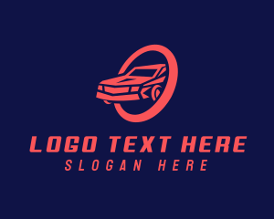 Red - Red Car Mechanic logo design