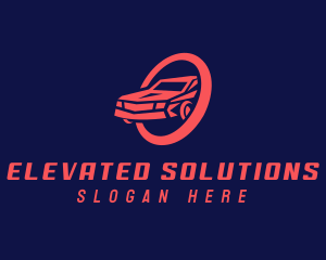 Red Car Mechanic logo design