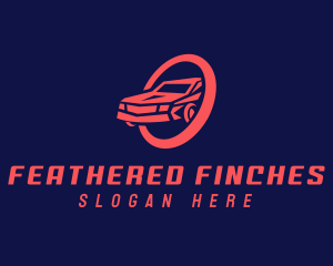 Red Car Mechanic logo design