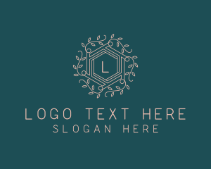 Interior Designer - Botanical Herbal Vines logo design