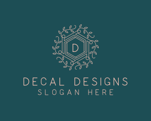 Botanical Herbal Vines logo design