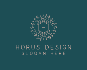 Botanical Herbal Vines logo design